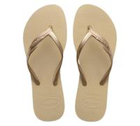 Havaianas - Fantasia, Infradito Da Donna Comode, Resistenti Ed Eleganti, Cinturini Metallici Con Incrocio Laterale, Per Donna, Sand Grey, 35.5/36 EU