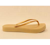 HAVAIANAS H. SLIM FLAT FORM FC ciabatta infradito donna color oro golden n.39/40