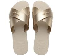 Havaianas - Women's Aqua Metallic - Sandali Brazil 37/38 | EU 39|40 beige