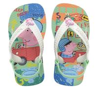Havaianas Hav. Baby Peppa Pig, Infradito Bimbo 0-24, Bianco, 6 UK Child