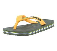 Havaianas Hav Brasil Logo Green Olive, Infradito Unisex-Bambini, Multicolor (Hollywood Rose), 27 EU