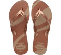 Havaianas Hav. Elegance Print, Infradito Donna, Oro Rosa, 5.5/6 UK