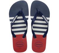 Havaianas Hav. Top Nautical - Infradito da uomo, Wte/Navy/Red Apache, 45 EU