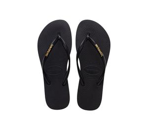 Havaianas Havaianas - Infradito sottili metallizzate con logo Nero