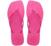 Havaianas - Havaianas Slim Square Logo Pop Up Flip Flop Pink Flux, Flux Rosa, 40.5 EU