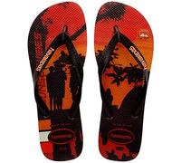 Havaianas Hype, Infradito Uomo, Black Black Begonia Orange, 35/36 EU