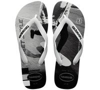 Havaianas Hype Uomo FlipFlop White/White/Black/Black 45 EU