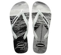 Havaianas Hype Uomo FlipFlop White/White/Black/Grey 35 EU
