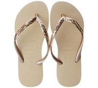 Havaianas Infradito da donna Slim Hardware, B(M) US, Grigio sabbia., 33/34 EU