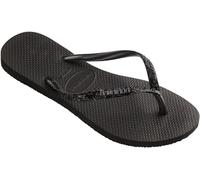 Havaianas Infradito da donna Slim Hardware, B(M) US, nero, grigio scuro., 35/36 EU