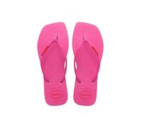 Havaianas Infradito da donna Slim Square Logo Pop Up Square Toe, Flux Rosa, 38.5/39 EU