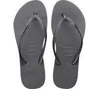 Havaianas Infradito donna HAVAIANAS SLIM FLATFORM SPARKLE, Grigio acciaio, 35/36 EU