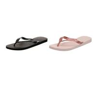 Havaianas Infradito Nero 37/38 EU + Infradito Rosa 37/38 EU