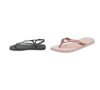 Havaianas Infradito Nero 37/38 EU + Infradito Rosa 37/38 EU