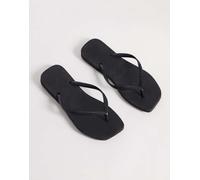 Havaianas - Infradito slim a punta quadrata nere-Nero 35-36