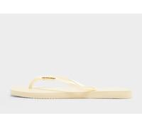 Havaianas Infradito Slim Square Logo Metallic Donna, crema 39/40
