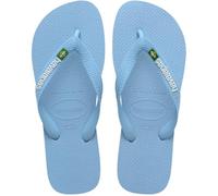 Havaianas Infradito unisex per bambini con logo Brasil, blu lavanda, 39/40 EU
