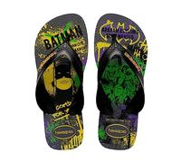 Havaianas Infradito unisex per bambini Max Herois, Grigio Acciaio Nero, 31/32 EU