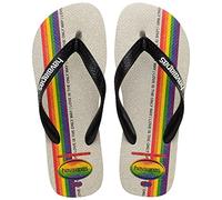 Havaianas Infradito Unisex Top Pride 4146673.1069, Adulto, Bianco, 41 EU