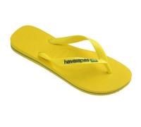 Havaianas Infradito Uomo Brasil Logo Neon Citrus Yellow/Citrus Yellow Ciabatte in gomma mare piscina (Giallo, Sistema Taglie Calzature EU, Adulto, Uomo, Numero (range), Media, 41, 42)