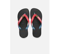 Havaianas Brasil Mix, Infradito Unisex - Bambini, Nero/Rosso (Rubino Nero/ Rosso), 27/28 EU