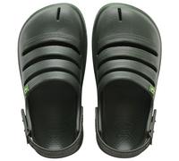 Havaianas Kids Clog Brasil, Sandali Unisex - Bambini e ragazzi, Green Olive, 35/36 EU