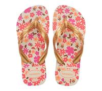 Havaianas Kids Flores Bambine e ragazze FlipFlop Beige/Golden 33 EU