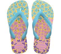 Havaianas Kids Flores, Infradito Bambine e ragazze, Caja Giallo Blu, 25/26 EU