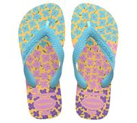 Havaianas Kids Flores, Infradito Bambine e ragazze, Caja Giallo Blu, 29/30 EU