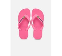 Havaianas - KIDS HAV. BRASIL LOGO NEON Rosa - Infradito 35 - 36 Rosa