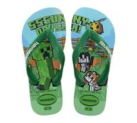 Havaianas Hav. Kids Minecraft, Infradito Bambini e Ragazzi, Verde, 4.5/5 UK Child