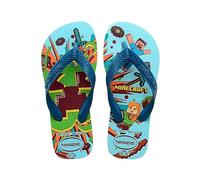 Havaianas Minecraft (Mini Me), Infradito, White/Blue Comfy, 26 EU