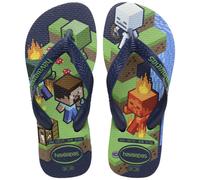 Havaianas Kids Minecraft, Infradito Ragazzi, Navy Blue, 25/26