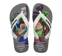 Havaianas - Kids Minecraft, Infradito per Bambini Comode e Resistenti, Suola con Stampa Pixelata e Antiscivolo