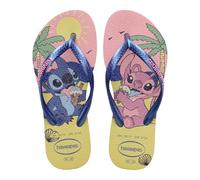 Havaianas - Kids Slim Disney, Infradito per Bambine Lilo & Stitch, Design Elegante e Leggero, con Cinturini Delicati e Suola Antiscivolo