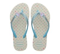 Havaianas Kids Slim Glitter II Bambine e ragazze FlipFlop Beige 33 EU