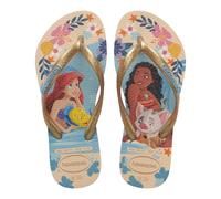 Havaianas - Kids Slim Princess, Infradito Disney Princess per Bambine, Design Elegante con Cinturini Sottili, Comode e con Suola Antiscivolo