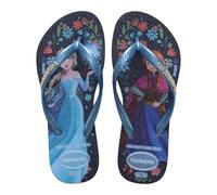 Havaianas - Kids Slim Princess, Infradito Disney Princess per Bambine, Design Elegante con Cinturini Sottili, Comode e con Suola Antiscivolo