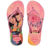 Havaianas Kids Slim Princess, Sandali Bambine e Ragazze, Ballet Rose, 33/34 EU