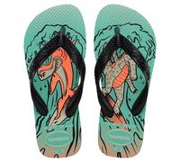 Havaianas Kids Top Fun Bambini e ragazzi FlipFlop Virtual Green/Black 25 EU