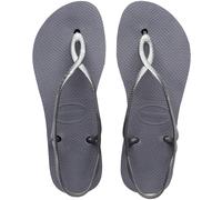 Havaianas Luna Flatform Grigio - Infradito Mare Donna BRASIL 35/36 - EUR 37/38