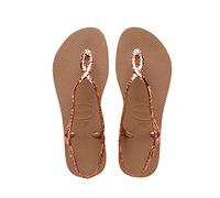Havaianas - Luna, sandali comodi, eleganti e funzionali, vestibilità sicura alla caviglia, cinghie intrecciate e suola antiscivolo, donna, Rosa, 39/40 EU