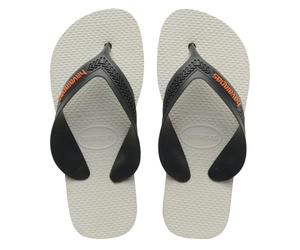 Havaianas Max, Infradito Bambino, Bianco/Grigio, 23/24 EU