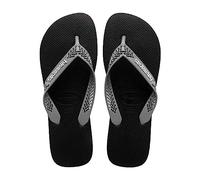 Havaianas Power Light Solid, Infradito Uomo, Black/Steel Grey, 37/38 EU