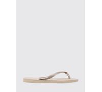 HAVAIANAS Sandali infradito Slim in gomma con tacco basso e logo tono su tono 35 Perla