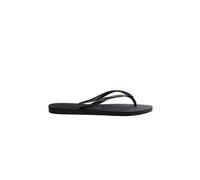 Havaianas Slim Logo 4119787, Infradito Donna, Nero (Black/Gold 1924), 41/42 EU
