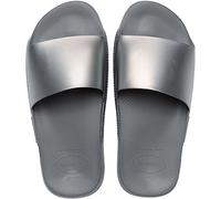 Havaianas Slide Classic Metallic, Slides Unisex - Adulto, Grigio (Grigio Acciaio), 41/42 EU