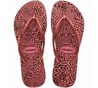 Havaianas Slim Animals, Flip flops Donna, Rosa, 25/26 EU