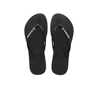 Havaianas - Slim Brasil Logo, Infradito Comode, Resistenti e Leggere, Omaggio al Brasile, Bandiera su Cinghie e Suola, Donna