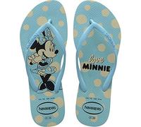 Havaianas Slim Disney, Infradito Donna, Blu, 33/34 EU
